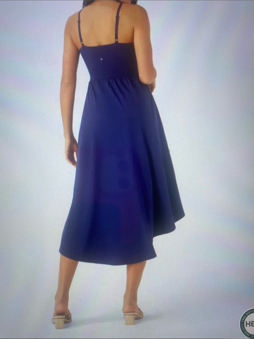 3X.  HALARA BREEZEFUL HIGH LOW MIDI QUICK DRY DRESS - Picture 4 of 10